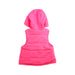 A Pink Outerwear Vests from Mides in size 3-6M for girl. (Back View)