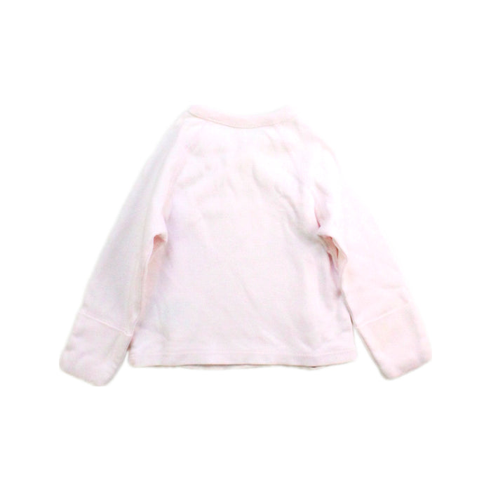 A Pink Long Sleeve Tops from Ralph Lauren in size 3-6M for girl. (Back View)