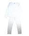 A White Pyjama Sets from Petit Bateau in size 10Y for girl. (Front View)