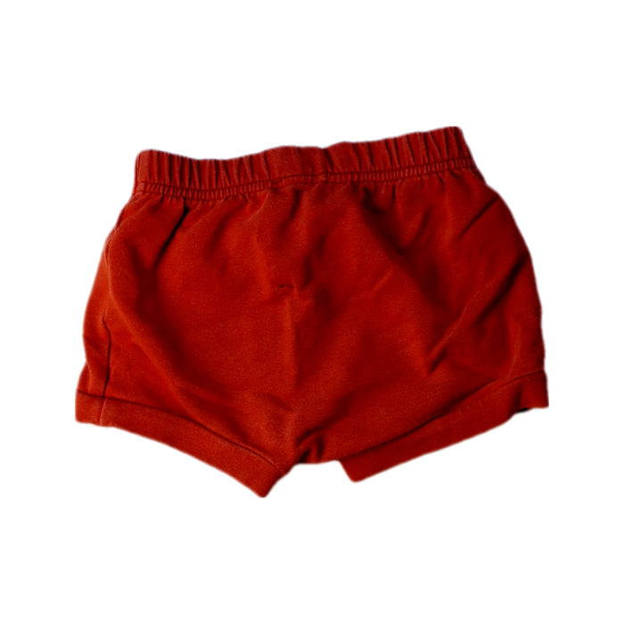 A Orange Shorts from bonnie & the gang in size 6-12M for boy. (Back View)