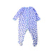 A White Onesies from Petit Bateau in size 12-18M for boy. (Front View)