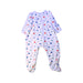 A White Onesies from Petit Bateau in size 12-18M for girl. (Back View)