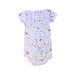 A Multicolour Short Sleeve Bodysuits from Petit Bateau in size 6-12M for girl. (Back View)