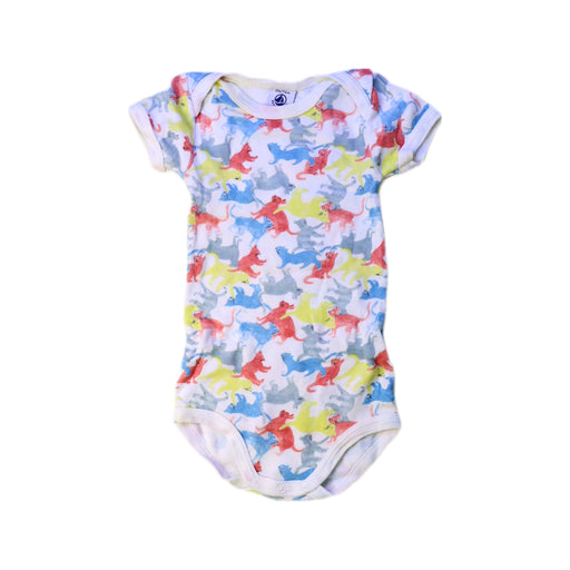 A Multicolour Short Sleeve Bodysuits from Petit Bateau in size 6-12M for girl. (Front View)