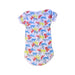 A Multicolour Short Sleeve Bodysuits from Petit Bateau in size 6-12M for girl. (Back View)