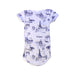 A White Short Sleeve Bodysuits from Petit Bateau in size 6-12M for girl. (Back View)
