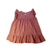 A Peach Sleeveless Dresses from 1 + in the family in size 4T for girl. (Back View)