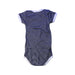 A Navy Short Sleeve Bodysuits from Petit Bateau in size 6-12M for boy. (Back View)