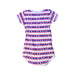 A White Short Sleeve Bodysuits from Petit Bateau in size 6-12M for boy. (Back View)