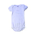 A White Short Sleeve Bodysuits from Petit Bateau in size 6-12M for boy. (Front View)