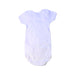 A White Short Sleeve Bodysuits from Petit Bateau in size 12-18M for neutral. (Back View)