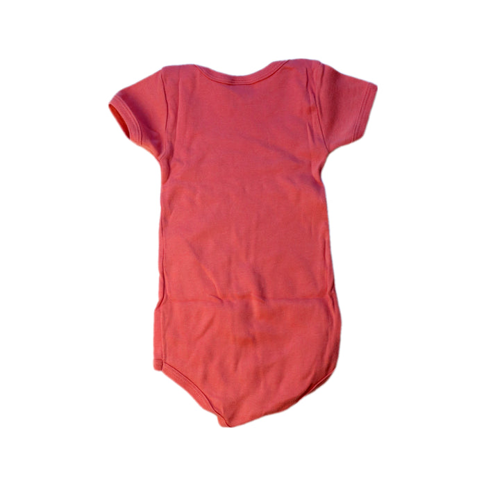 A Red Short Sleeve Bodysuits from Petit Bateau in size 12-18M for neutral. (Back View)