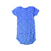 A Blue Short Sleeve Bodysuits from Petit Bateau in size 6-12M for neutral. (Back View)
