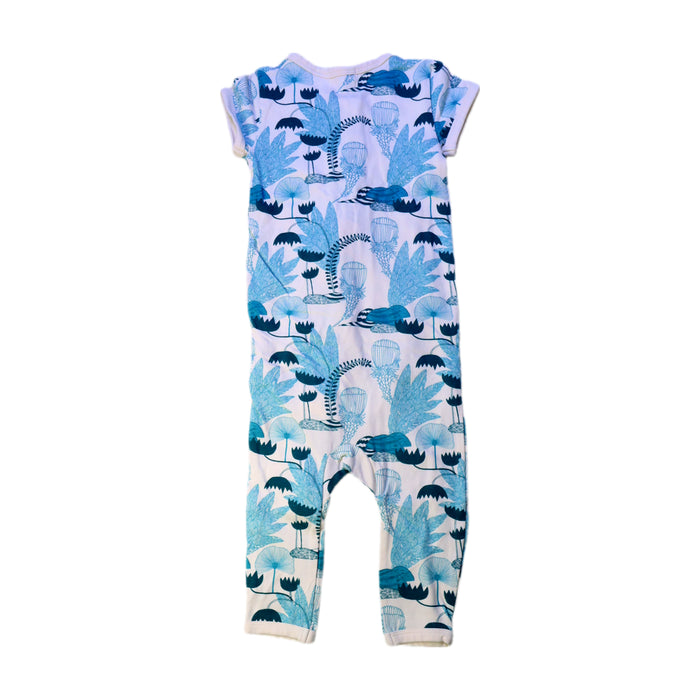 A Blue Short Sleeve Jumpsuits from Wilson & Frenchy in size 12-18M for boy. (Back View)