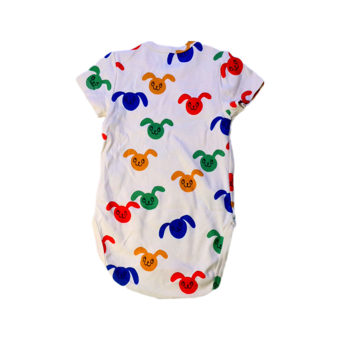 A Multicolour Short Sleeve Bodysuits from Mini Rodini in size 6-12M for boy. (Back View)