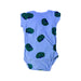 A Blue Short Sleeve Bodysuits from Bobo Choses in size 6-12M for boy. (Back View)