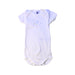 A White Short Sleeve Bodysuits from Petit Bateau in size 6-12M for boy. (Front View)