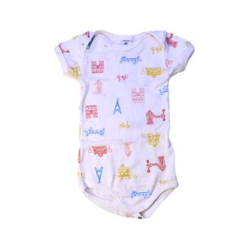 A Multicolour Short Sleeve Bodysuits from Petit Bateau in size 6-12M for boy. (Front View)