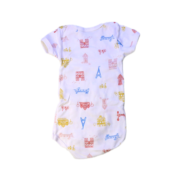 A Multicolour Short Sleeve Bodysuits from Petit Bateau in size 6-12M for boy. (Back View)