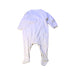 A White Onesies from Petit Bateau in size 6-12M for girl. (Back View)