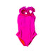 A Pink Swimsuits from Lison in size 4T for girl. (Front View)