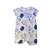 A Blue Short Sleeve Rompers from Wilson & Frenchy in size 6-12M for girl. (Front View)