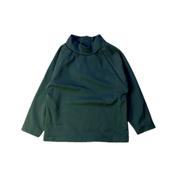 A Green Rash Guards from Ina Swim in size 3-6M for neutral. (Front View)