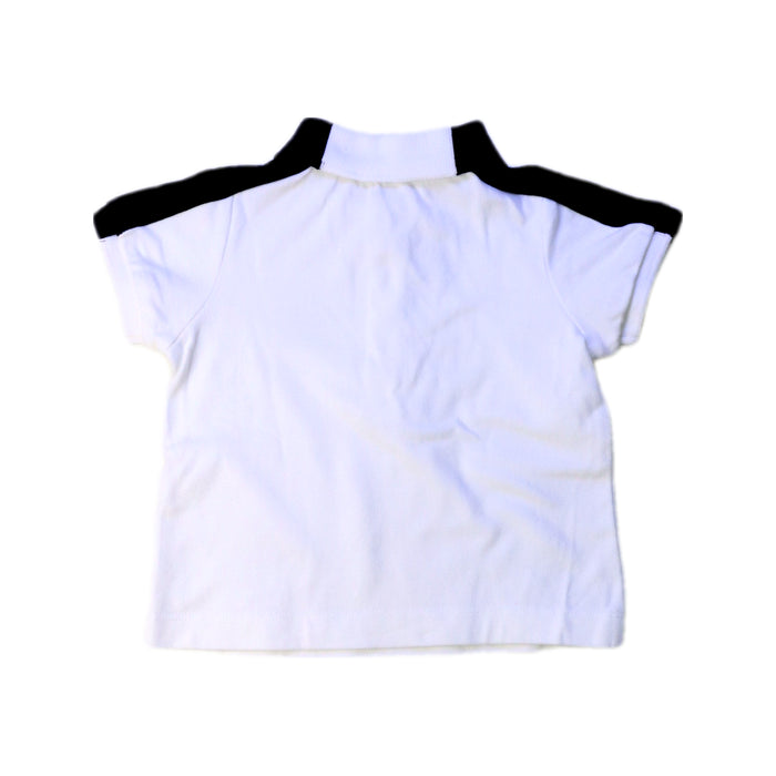 A White Short Sleeve Polos from Jacadi in size 6-12M for boy. (Back View)