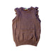 A Purple Sweater Vests from Nature Baby in size 2T for girl. (Front View)