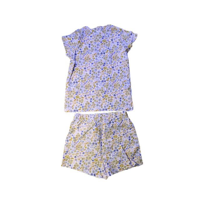 A White Shorts Sets from Wilson & Frenchy in size 3T for girl. (Back View)