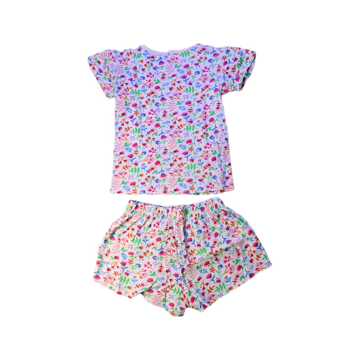 A Multicolour Shorts Sets from Wilson & Frenchy in size 3T for girl. (Back View)