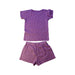 A Purple Shorts Sets from Wilson & Frenchy in size 2T for girl. (Back View)