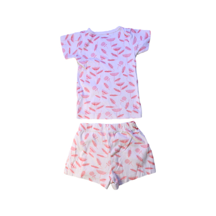 A Pink Shorts Sets from Wilson & Frenchy in size 2T for girl. (Back View)