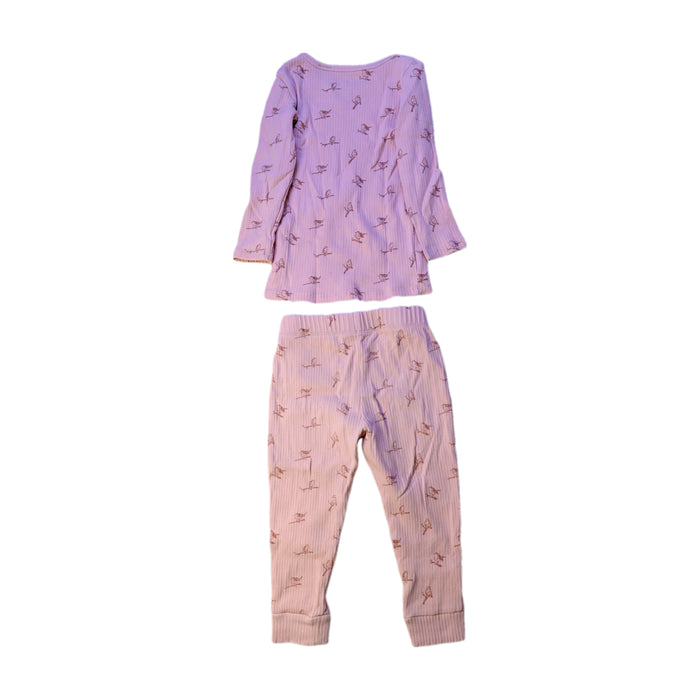 A Pink Pyjama Sets from Wilson & Frenchy in size 2T for girl. (Back View)