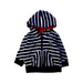 A Navy Hooded Sweatshirts from Petit Bateau in size 3-6M for boy. (Front View)