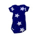 A Blue Short Sleeve Bodysuits from Petit Bateau in size 6-12M for boy. (Back View)