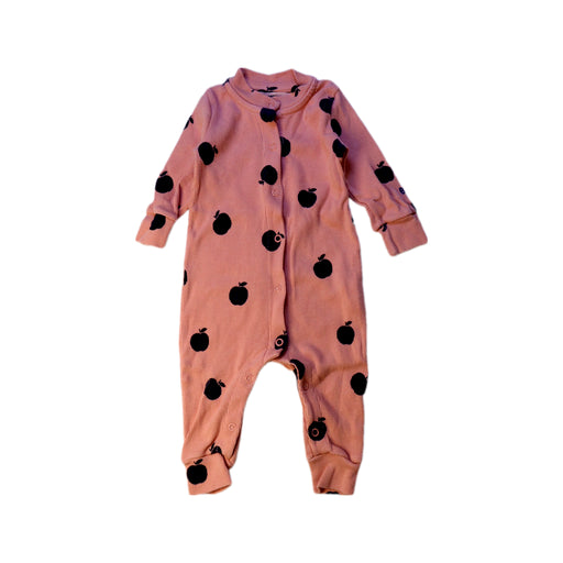 A Pink Onesies from Bobo Choses in size 3-6M for girl. (Front View)