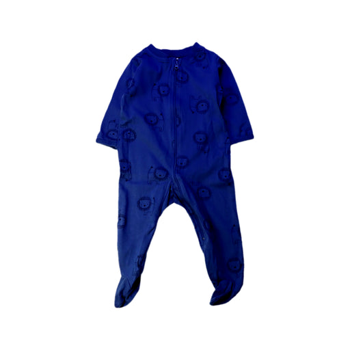 A Blue Onesies from Anko in size 3-6M for boy. (Front View)