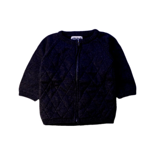 A Black Lightweight Jackets from Wilson & Frenchy in size 3-6M for boy. (Front View)