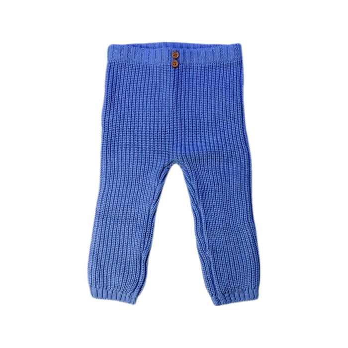 A Blue Casual Pants from Wilson & Frenchy in size 3-6M for boy. (Front View)