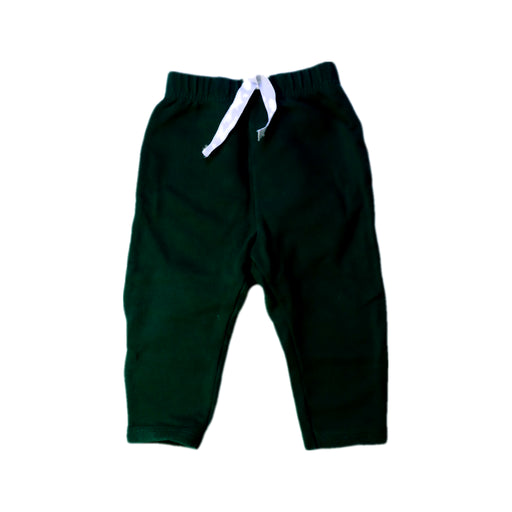 A Green Sweatpants from Petit Bateau in size 6-12M for boy. (Front View)