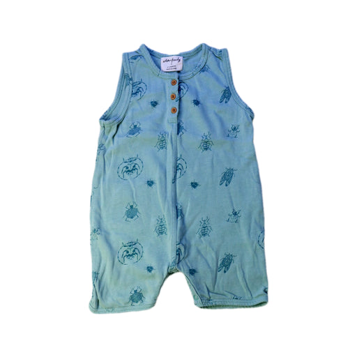 A Blue Sleeveless Rompers from Wilson & Frenchy in size 6-12M for neutral. (Front View)