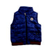 A Blue Outerwear Vests from Moncler in size 12-18M for boy. (Front View)