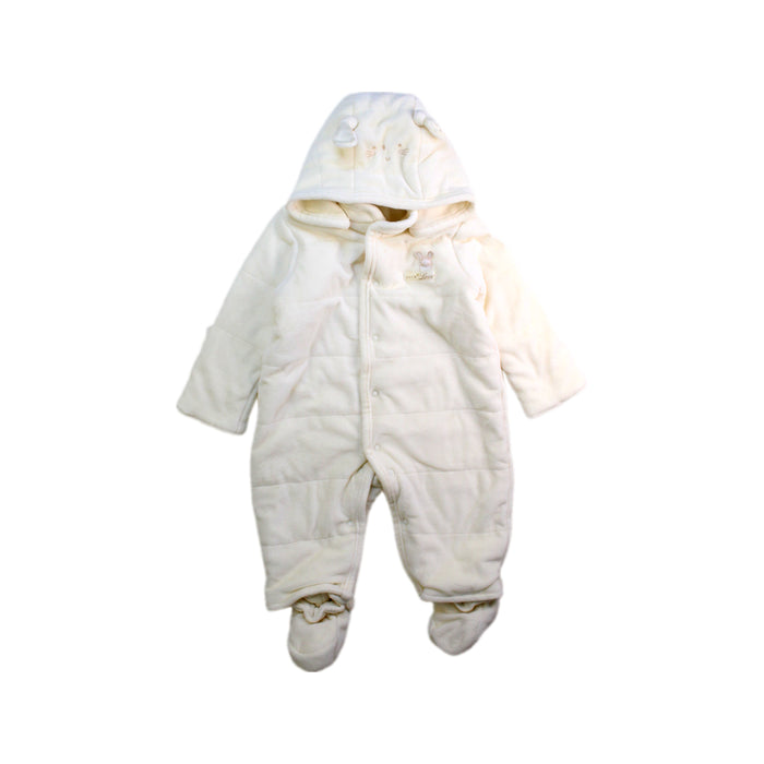 A Ivory Puffer/Quilted Coats & Outerwear from Natures Purest in size 3-6M for neutral. (Front View)