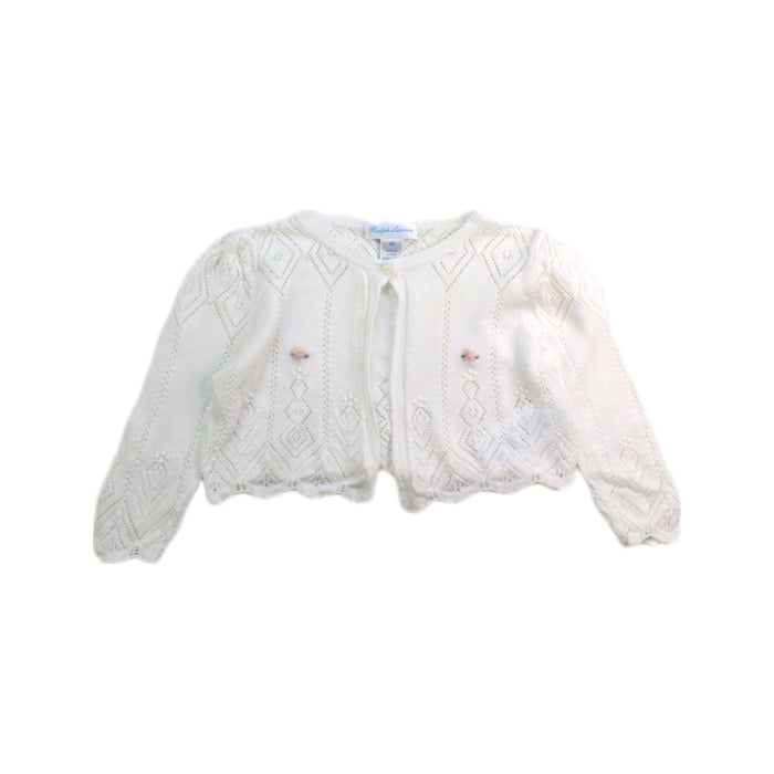 A White Cardigans from Ralph Lauren in size 6-12M for girl. (Front View)