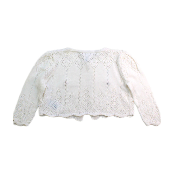 A White Cardigans from Ralph Lauren in size 6-12M for girl. (Back View)