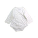 A White Long Sleeve Bodysuits from Mides in size 0-3M for neutral. (Back View)
