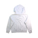 A White Hooded Sweatshirts from Roots in size 5T for boy. (Back View)