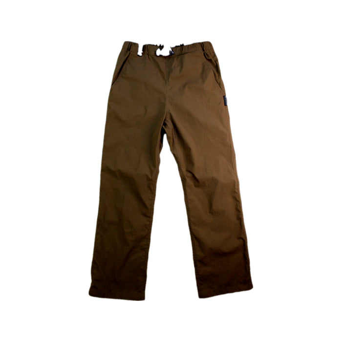 A Brown Casual Pants from Mont-bell in size 7Y for boy. (Front View)