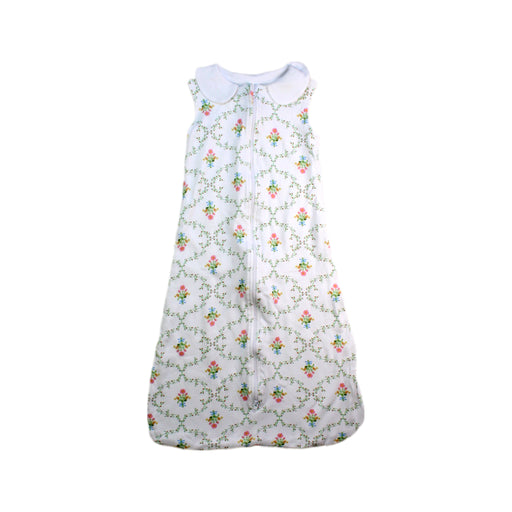 A White Sleepsacs from Hill House in size 0-3M for girl. (Front View)